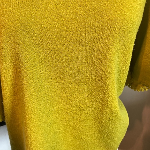 Anthropologie Sunday in Brooklyn Yellow Short Sleeve Blouse - Picture 2 of 7